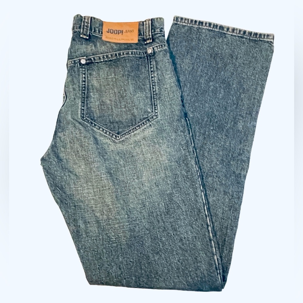 JOOP! Men’s Straight Leg Jeans – Blue – Size 33/34 – Non-Stretch